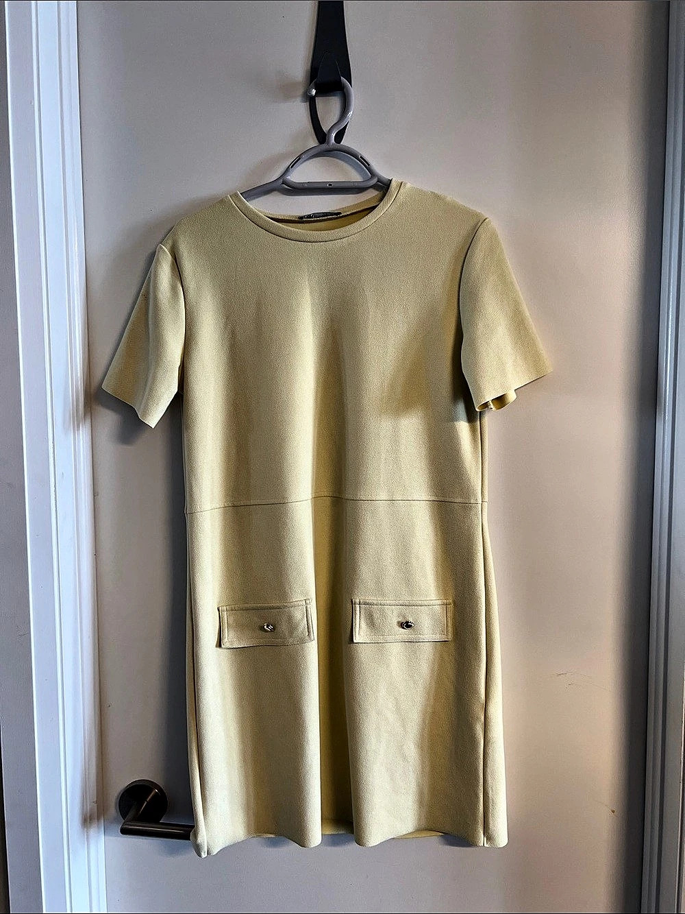 Yellow Zara Mini Dress Like New Size Small